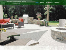 Tablet Screenshot of northeastlandscapedesign.com